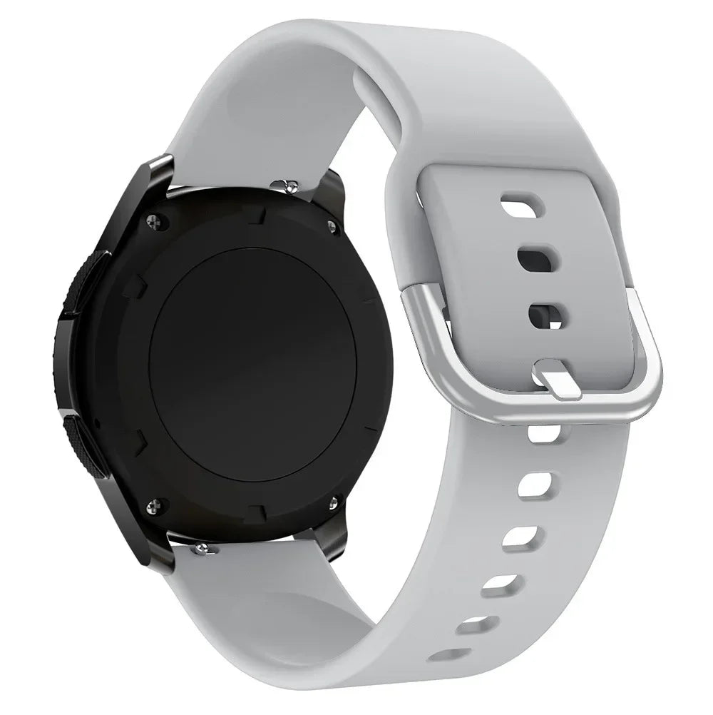 20mm/22mm Silicone band For Amazfit GTS/2/2e/3/4 GTS2 Mini/GTR 4/3/Pro/47mm/GTR2/2e/stratos 2/3 Bracelet Amazfit bip Watch strap