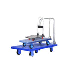 Industrial Four-Wheel Folding Platform Tool Cart With Plastic & Metal Construction OEM Available