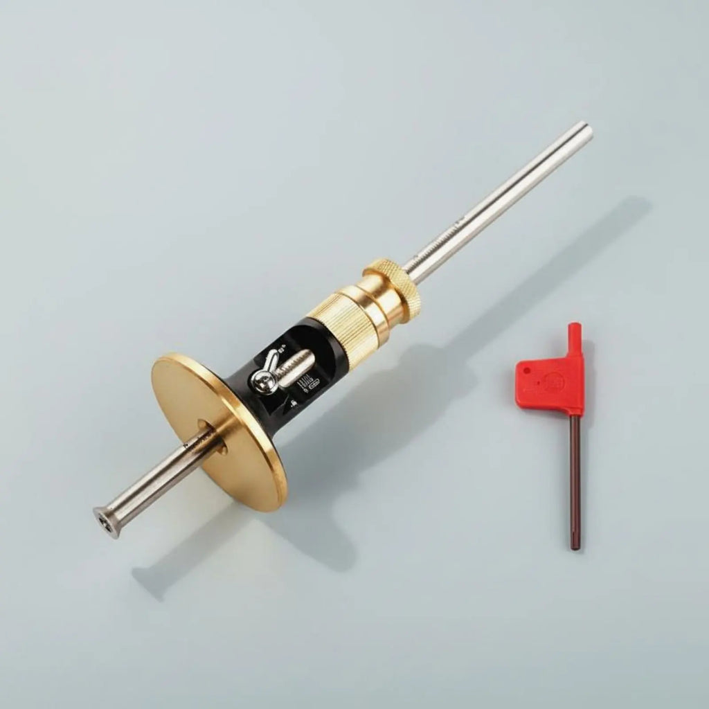 Fine-Tune Marking Gauge Long-Lasting Construction European & Design Scriber Wheel Marking Gauge Replaceable Blade Scribing Tool