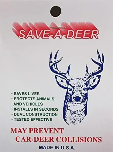 Deer Alert Whistle for Car Safety, Prevents Accidents with High-Frequency Sound, Easy Installation on Vehicles