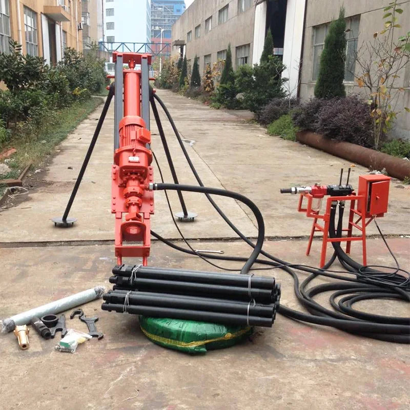 Customized Light Electric DTH Drilling Rig 40M Depth Multi - Angle Tool For Hydropower Road Construction