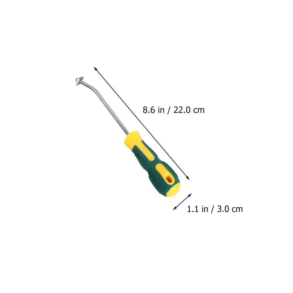 2Pcs Tile Joint Tool High Tungsten Steel Construction Easy Grip Handle Tile Gap Cleaning Tool for Bathroom