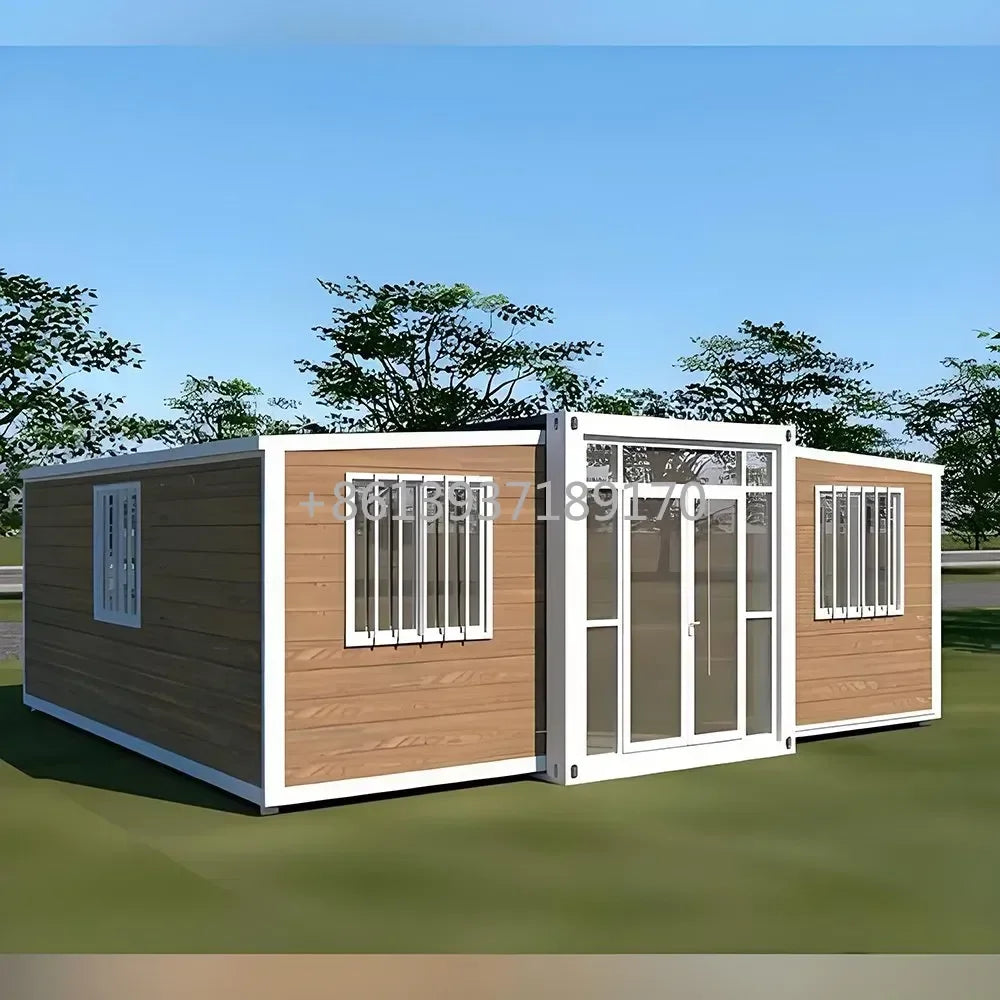 20FT Prefabricated Tiny House Luxury Prefab Expandable Container Mobile Homes with 3bedroom/Bathrooms and Modular Design