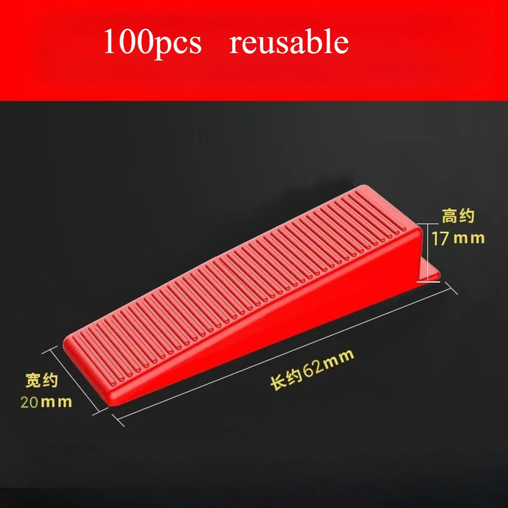 100PCS Tile Leveling System Clips Spacer PE Material Spacers for Ceramic Wall Tile Leveling Construction Tools  Building Tools
