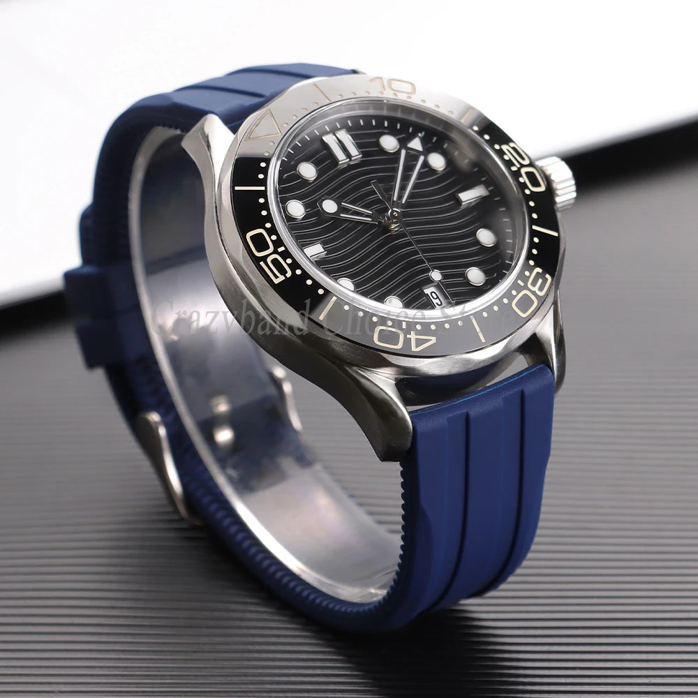Soft Silicone Watch Band Bracelet for Seiko for Citizen for Casio Women Men‘s Wrist Belt High Elasticity Bracelet 20mm22mm Strap