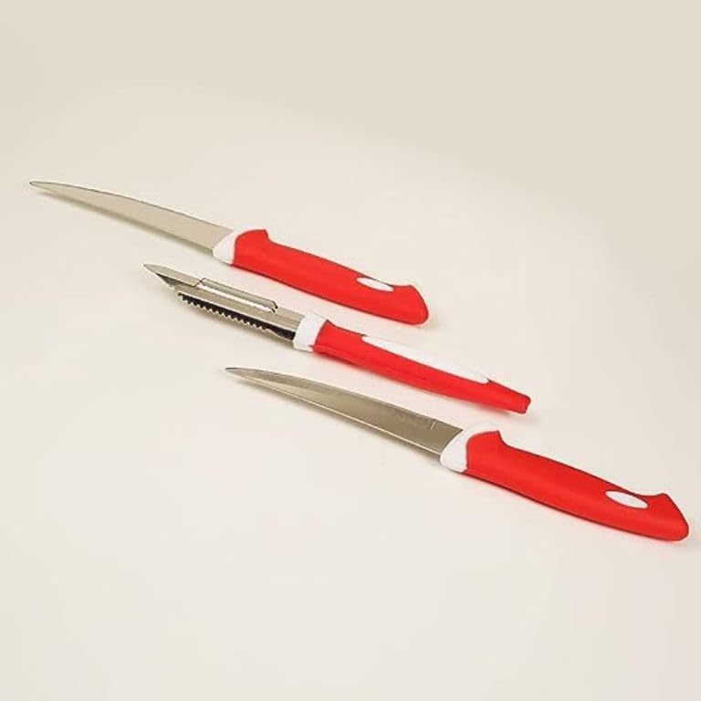Home Decor 3 Stainless Steel Kitchen Knife Set (Size-21CM)